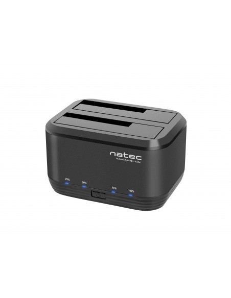NATEC Kangaroo Dual USB 3.2 Gen 1 (3.1 Gen 1) Type-A Negro NATEC Kangaroo Dual USB 3.2 Gen 1 (3.1 Gen 1) Type-A Negro