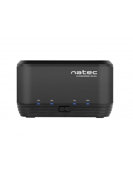 NATEC Kangaroo Dual USB 3.2 Gen 1 (3.1 Gen 1) Type-A Negro NATEC Kangaroo Dual USB 3.2 Gen 1 (3.1 Gen 1) Type-A Negro