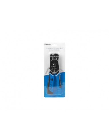 Lanberg NT-0203 crimpadora Herramienta para prensar Negro, Azul