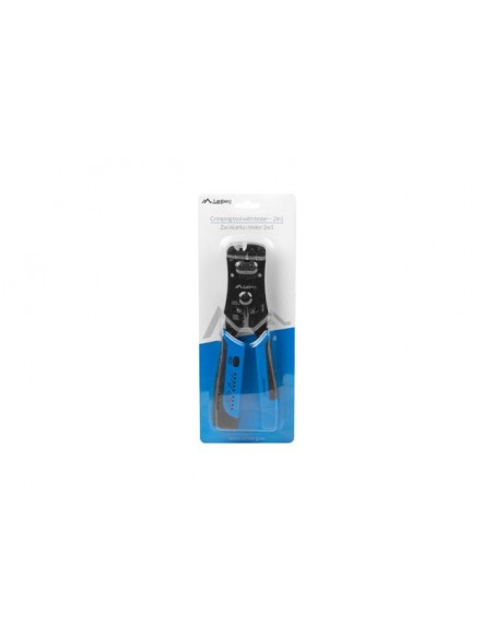 Lanberg NT-0203 crimpadora Herramienta para prensar Negro, Azul