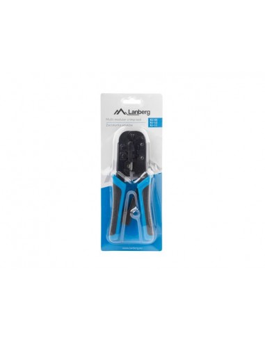 Lanberg NT-0201 crimpadora Herramienta para prensar Negro, Azul