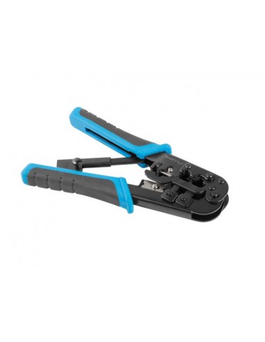 Lanberg NT-0201 crimpadora Herramienta para prensar Negro, Azul