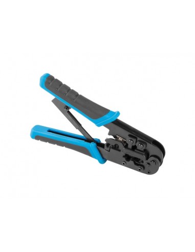 Lanberg NT-0201 crimpadora Herramienta para prensar Negro, Azul