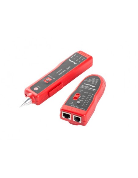 Lanberg NT-0501 comprobador de cables de red Negro, Rojo
