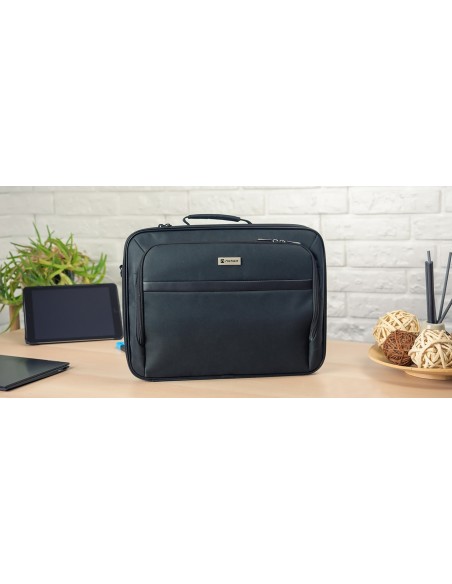 NATEC Boxer Lite 39,6 cm (15.6") Maletín Negro