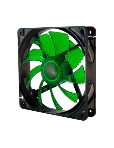 NOX Coolfan 120 LED Carcasa del ordenador Ventilador 12 cm Negro, Verde