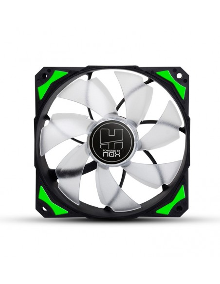 NOX H-Fan LED Carcasa del ordenador Ventilador 12 cm Negro, Verde, Blanco NOX H-Fan LED Carcasa del ordenador Ventilador 12 cm Negro, Verde, Blanco