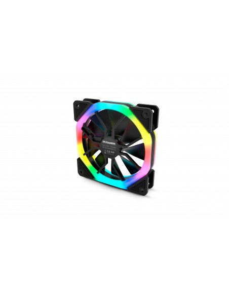 NOX D-Fan Carcasa del ordenador Ventilador 12 cm Negro