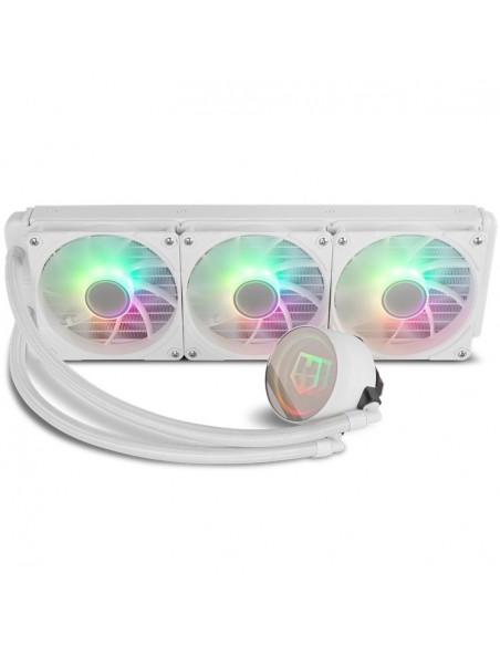 NOX NXHUMMERM360ARGBW sistema de refrigeración para ordenador Procesador Sistema de refrigeración líquida todo en uno 12 cm