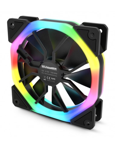 NOX S-Fan Carcasa del ordenador Ventilador 12 cm Negro