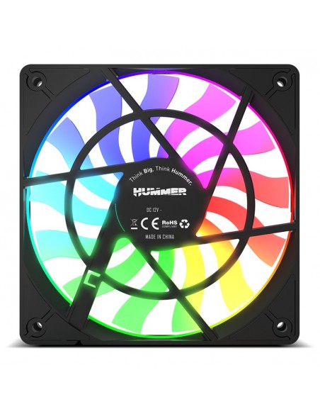 NOX SLIM FAN Carcasa del ordenador Ventilador 12 cm Translúcido 1 pieza(s)