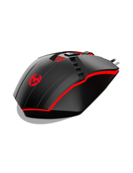 Krom Kalax ratón mano derecha USB tipo A Óptico 3200 DPI