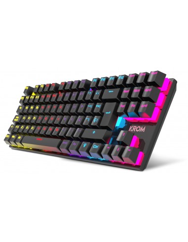Krom Kasic TKL teclado USB Negro