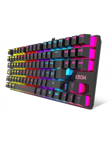 Krom Kasic TKL teclado USB Negro