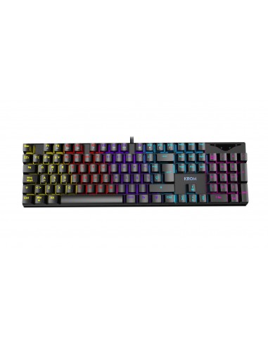 Krom Kasic teclado USB QWERTY Inglés Negro