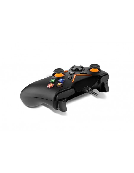 Krom NXKROMKEY mando y volante Negro USB Gamepad Analógico Digital Android, PC, Playstation 3