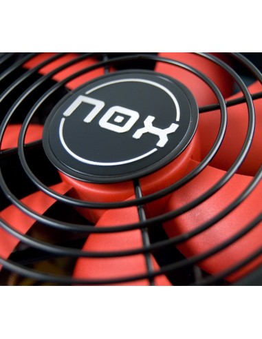 NOX NXS650 unidad de fuente de alimentación 650 W 20+4 pin ATX Negro, Rojo