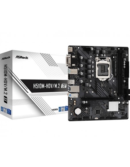 Asrock H510M-HDV M.2 SE Intel H470 LGA 1200 (Socket H5) micro ATX