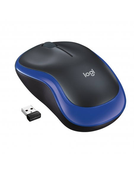 Logitech M185 ratón Ambidextro RF inalámbrico Óptico 1000 DPI Logitech M185 ratón Ambidextro RF inalámbrico Óptico 1000 DPI