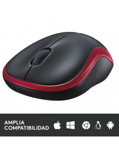 Logitech M185 ratón Ambidextro RF inalámbrico Óptico 1000 DPI
