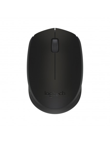 Logitech B170 Black Bp ratón Ambidextro RF inalámbrico Óptico
