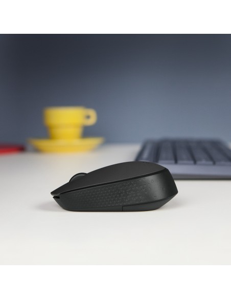 Logitech B170 Black Bp ratón Ambidextro RF inalámbrico Óptico