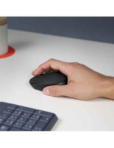Logitech B170 Black Bp ratón Ambidextro RF inalámbrico Óptico
