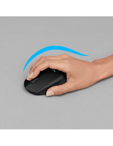 Logitech B330 Silent Plus ratón mano derecha RF inalámbrico Óptico 1000 DPI