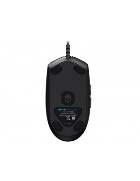 Logitech G PRO (HERO) ratón Ambidextro USB tipo A Óptico 25600 DPI