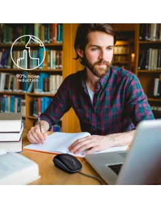 Logitech B110 Silent ratón Ambidextro USB tipo A Óptico 1000 DPI 2