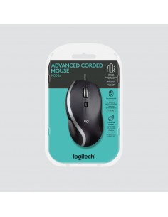 Logitech Corded Mouse M500S ratón mano derecha USB tipo A Óptico 4000 DPI 2
