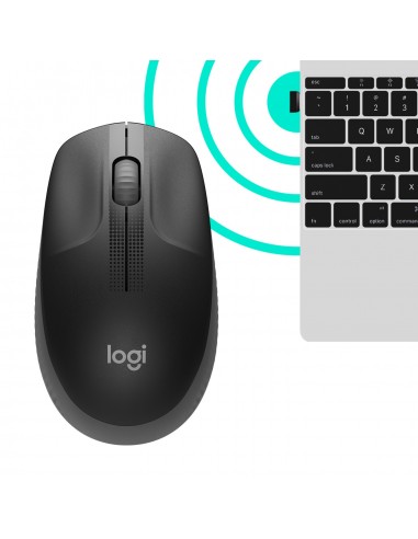 Logitech M190 ratón Ambidextro RF inalámbrico Óptico 1000 DPI