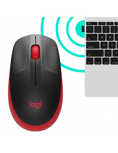 Logitech M190 ratón Ambidextro RF inalámbrico Óptico 1000 DPI