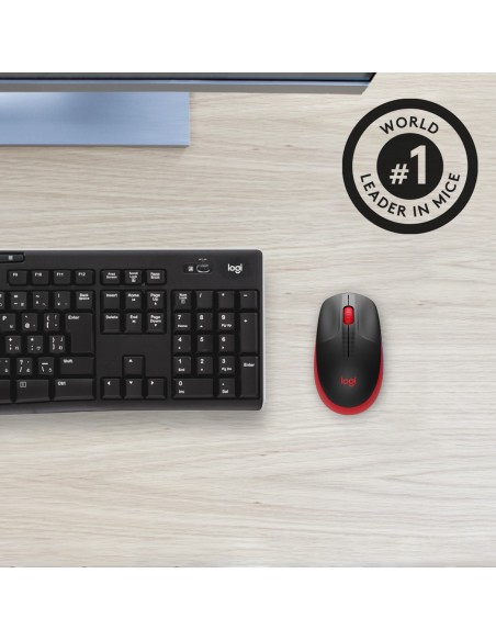 Logitech M190 ratón Ambidextro RF inalámbrico Óptico 1000 DPI