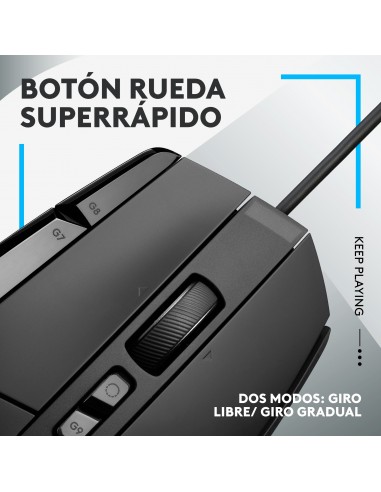 Logitech G G502 X ratón mano derecha USB tipo A Óptico 25600 DPI