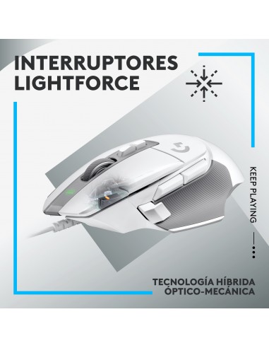 Logitech G G502 X ratón mano derecha USB tipo A Óptico 25600 DPI