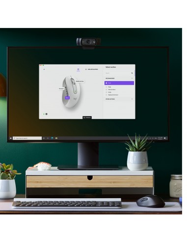 Logitech Signature M650 ratón mano derecha RF Wireless + Bluetooth Óptico 2000 DPI
