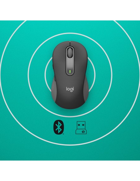 Logitech Signature M650 for Business ratón mano derecha RF Wireless + Bluetooth Óptico 4000 DPI