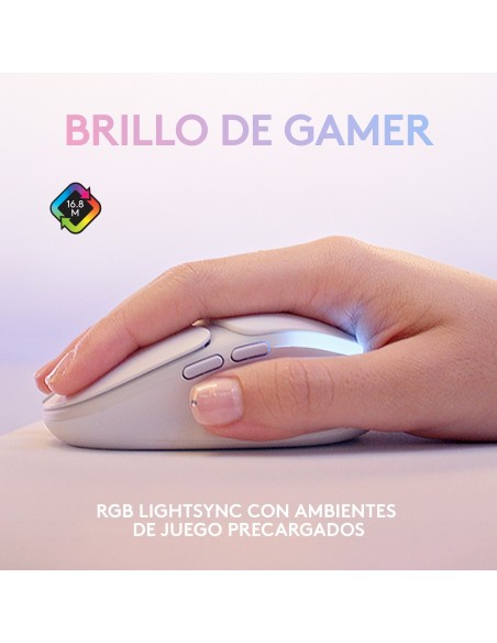Logitech G G705 ratón mano derecha RF Wireless + Bluetooth Óptico 8200 DPI