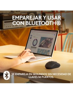 Logitech M240 ratón Ambidextro Bluetooth 2
