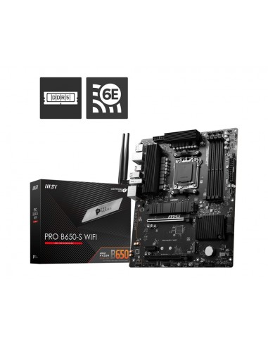 MSI PRO B650-S WIFI placa base AMD B650 Zócalo AM5 ATX