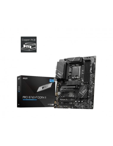 MSI PRO B760-P DDR4 II placa base Intel B760 LGA 1700 ATX