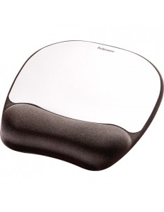 Fellowes 9175801 alfombrilla para ratón Negro, Plata 2