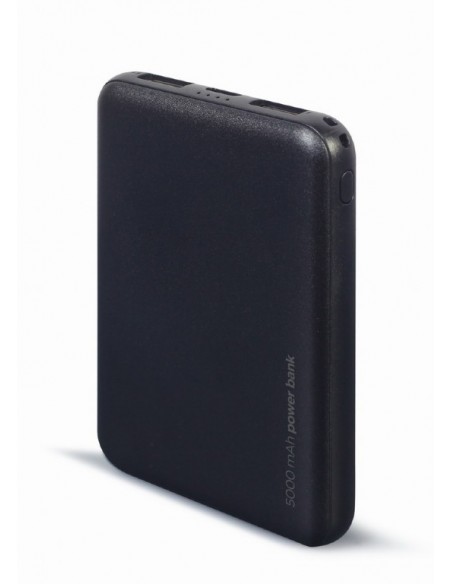 Gembird PB05-02 batería externa Polímero de litio 5000 mAh Negro