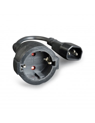 Gembird PC-SFC14M-01 cable de transmisión Negro 0,15 m C14 acoplador