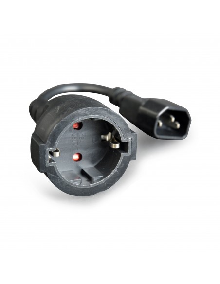 Gembird PC-SFC14M-01 cable de transmisión Negro 0,15 m C14 acoplador