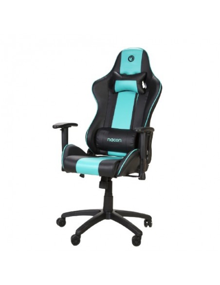 NACON PCCH-550 silla para videojuegos Silla para videojuegos universal Asiento acolchado Negro, Turquesa