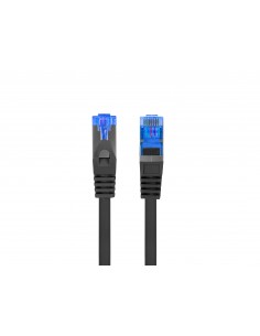 Lanberg PCF6A-10CC-0025-BK cable de red Negro 0,25 m Cat6a S FTP (S-STP)