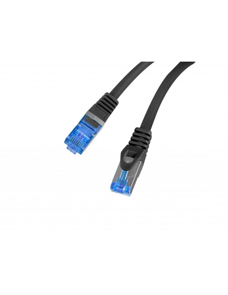 Lanberg PCF6A-10CC-0025-BK cable de red Negro 0,25 m Cat6a S FTP (S-STP)