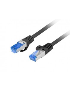 Lanberg PCF6A-10CC-0200-BK cable de red Negro 2 m Cat6a S FTP (S-STP)